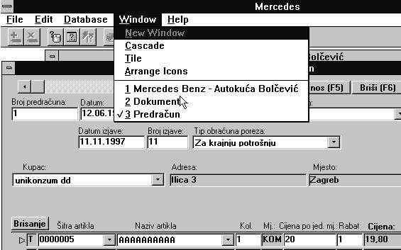 Otvaranje izbornika